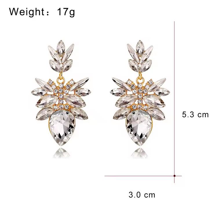 Ohrhänger mit farbigen Steinen