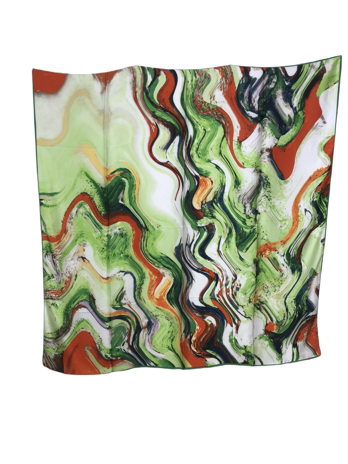 Halstuch Rot Grün Orange